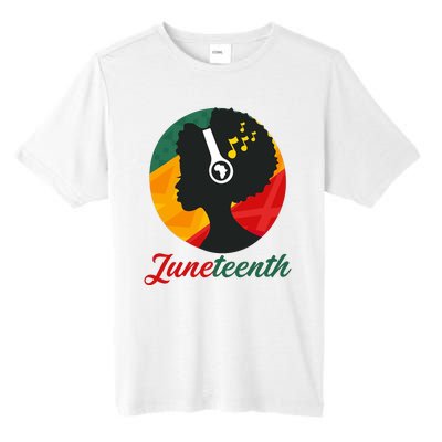 Juneteenth Black Pride Music Tall Fusion ChromaSoft Performance T-Shirt