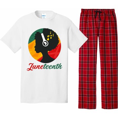 Juneteenth Black Pride Music Pajama Set