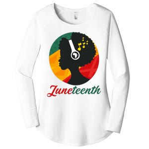 Juneteenth Black Pride Music Women's Perfect Tri Tunic Long Sleeve Shirt