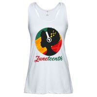 Juneteenth Black Pride Music Ladies Essential Flowy Tank