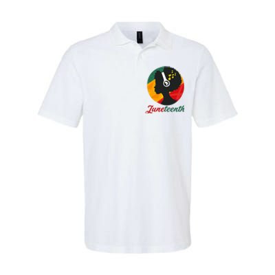 Juneteenth Black Pride Music Softstyle Adult Sport Polo