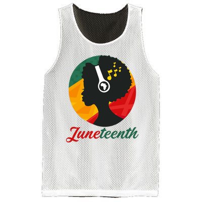 Juneteenth Black Pride Music Mesh Reversible Basketball Jersey Tank