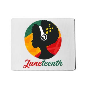 Juneteenth Black Pride Music Mousepad