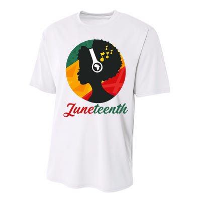 Juneteenth Black Pride Music Performance Sprint T-Shirt