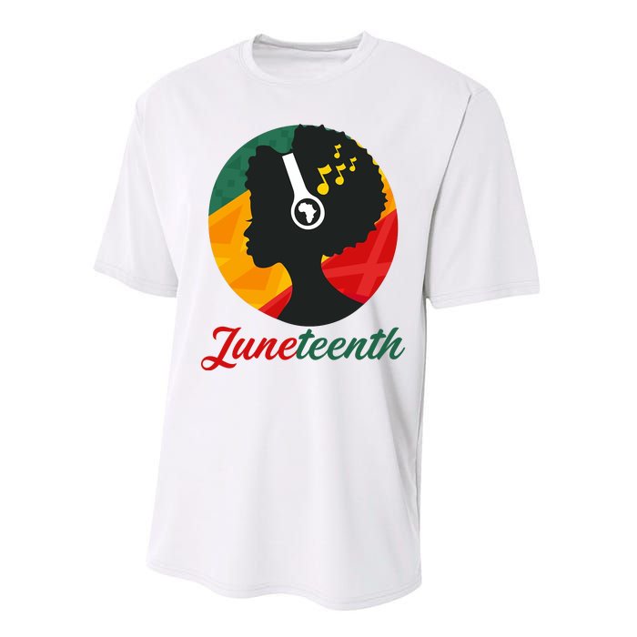 Juneteenth Black Pride Music Performance Sprint T-Shirt