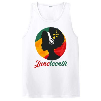 Juneteenth Black Pride Music PosiCharge Competitor Tank