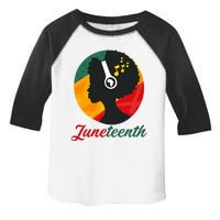 Juneteenth Black Pride Music Toddler Fine Jersey T-Shirt