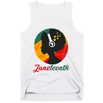 Juneteenth Black Pride Music Tank Top