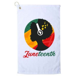 Juneteenth Black Pride Music Platinum Collection Golf Towel