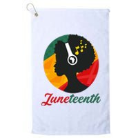 Juneteenth Black Pride Music Platinum Collection Golf Towel