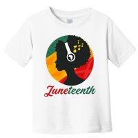 Juneteenth Black Pride Music Toddler T-Shirt