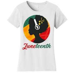 Juneteenth Black Pride Music Women's T-Shirt