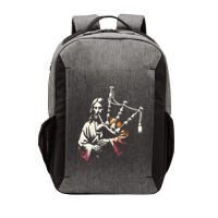 Jesus Bagpipe Player Funny Christian Religious Musician Gift Vector Backpack
