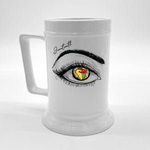 Juneteenth Black Pride Freedom Juneteenth Eye Pride African Gift Beer Stein