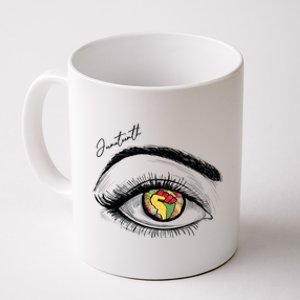 Juneteenth Black Pride Freedom Juneteenth Eye Pride African Gift Coffee Mug