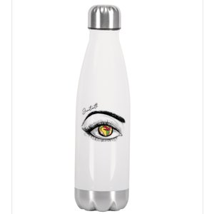 Juneteenth Black Pride Freedom Juneteenth Eye Pride African Gift Stainless Steel Insulated Water Bottle