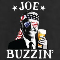Joe Buzzin Patriotic July 4th Drinking President Joe Biden 11oz C Handle Ceramic Mug