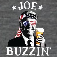 Joe Buzzin Patriotic July 4th Drinking President Joe Biden Wool Snapback Cap