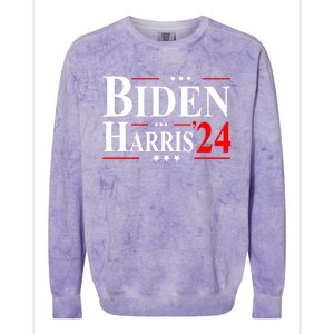 Joe Biden President Kamala Harris 2024 Colorblast Crewneck Sweatshirt