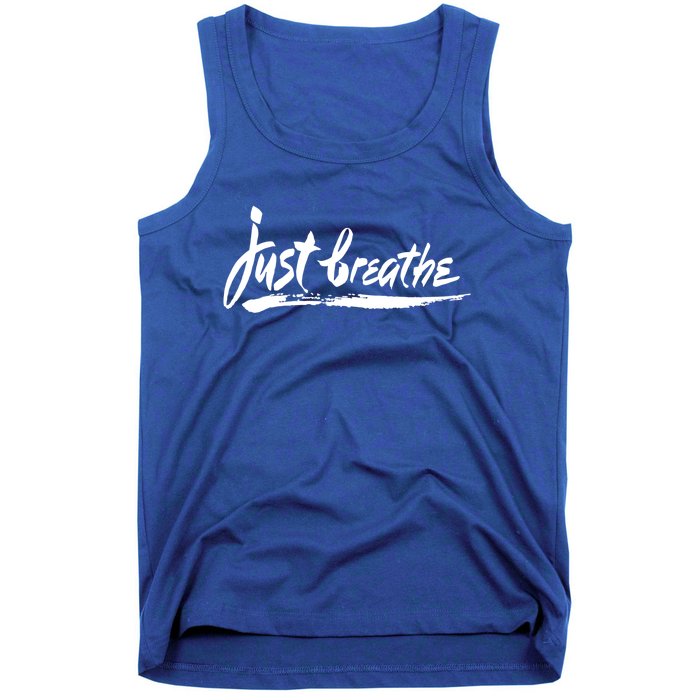 'Just Breathe' Ptsd Tal Health Gift Tank Top