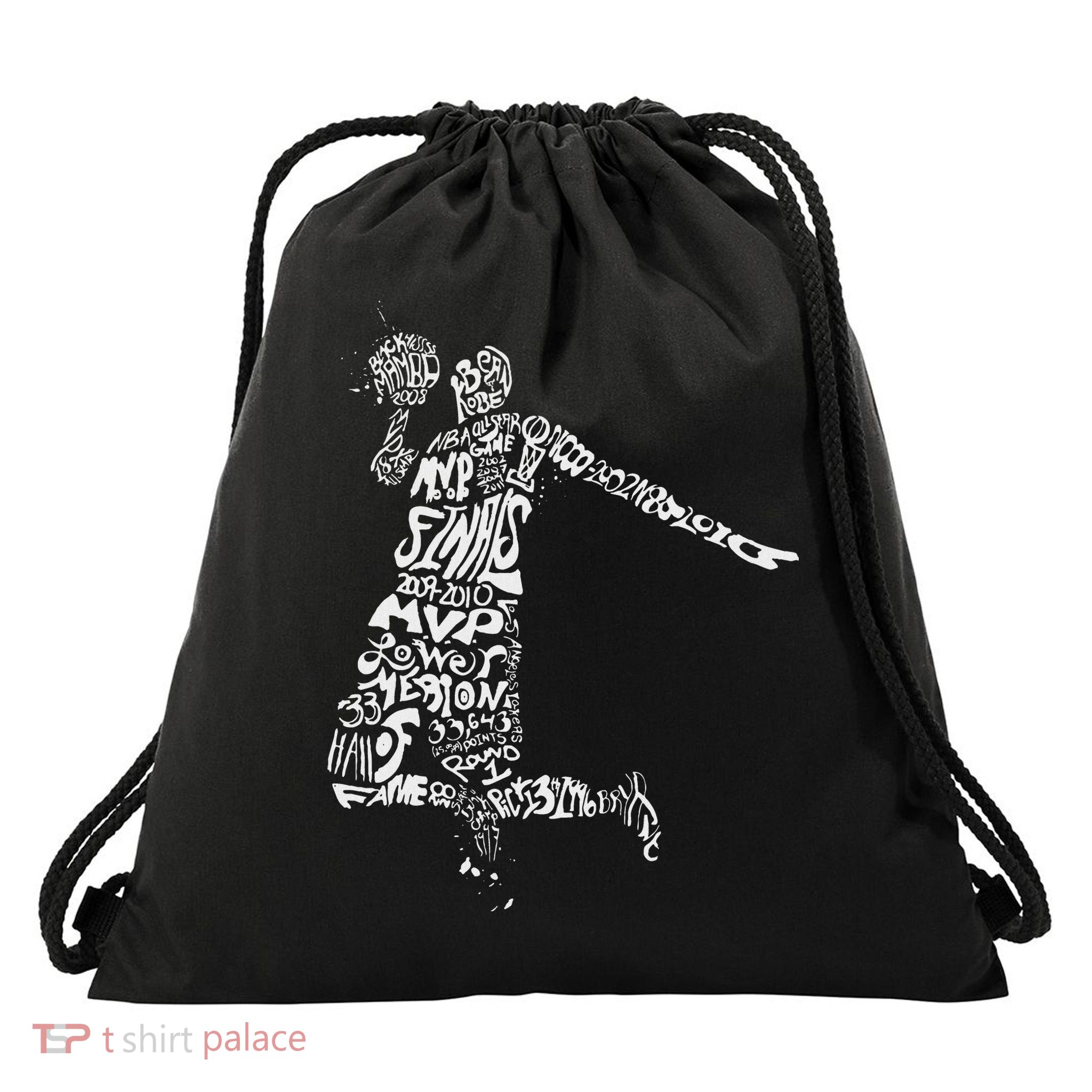 Jordan Basketball Player Drawstring Bag