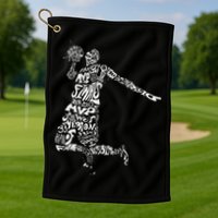 Jordan Basketball Player Golf Towel