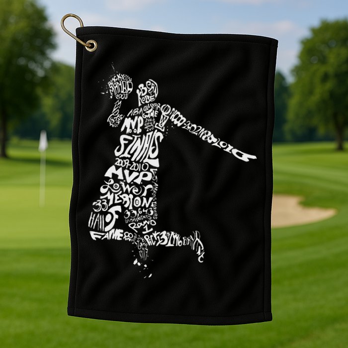 Jordan Basketball Player Golf Towel