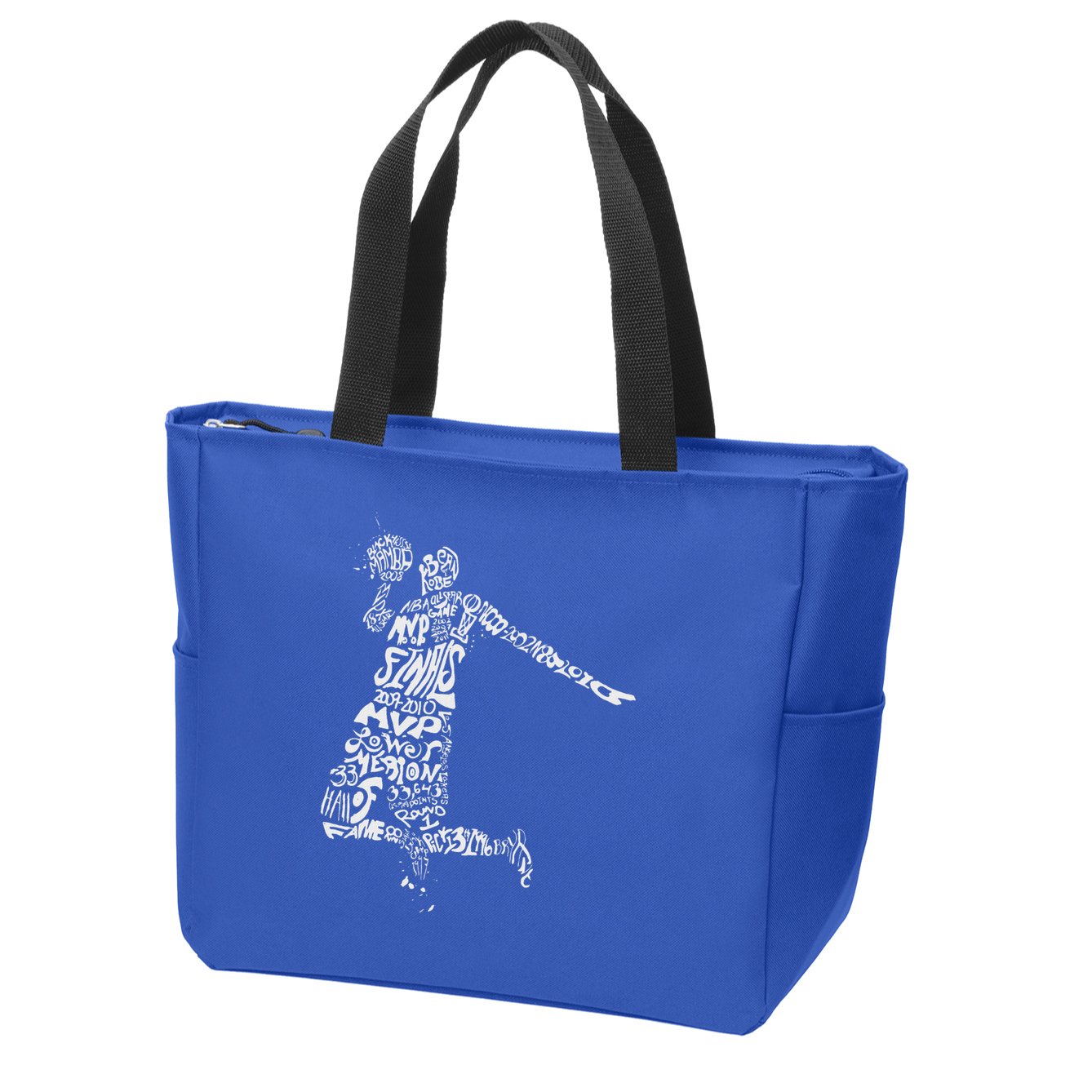 Jordan Basketball Player Zip Tote Bag