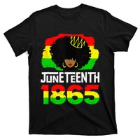 Juneteenth Black Queen Afro Melanin Magic T-Shirt