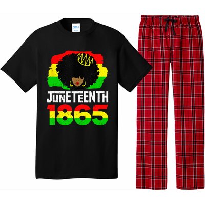 Juneteenth Black Queen Afro Melanin Magic Pajama Set