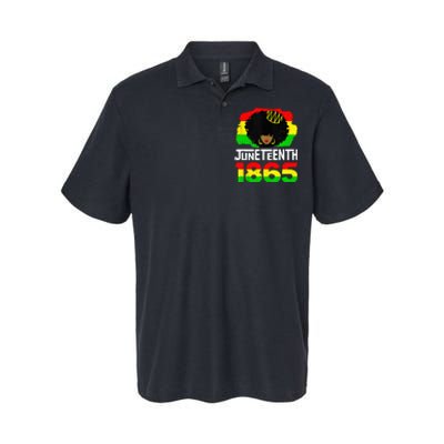 Juneteenth Black Queen Afro Melanin Magic Softstyle Adult Sport Polo