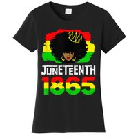 Juneteenth Black Queen Afro Melanin Magic Women's T-Shirt