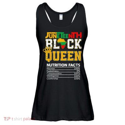 Juneteenth Black Queen Nutrition African American Ladies Essential Flowy Tank