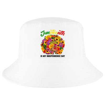 Juneteenth Black Queen Afro  African American Cool Comfort Performance Bucket Hat