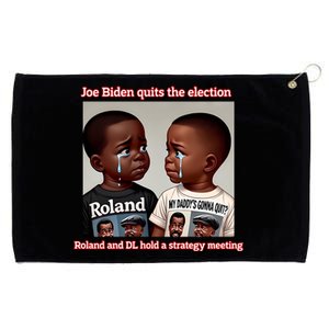 Joe Biden Quits The Election Roland And Dl Hold A Strategy Meeting Grommeted Golf Towel