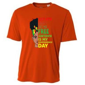 Juneteenth Black Queen Independence 1865 Freedom Woman Girl Gift African Pride Cooling Performance Crew T-Shirt