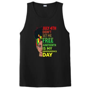 Juneteenth Black Queen Independence 1865 Freedom Woman Girl Gift African Pride PosiCharge Competitor Tank