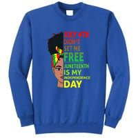 Juneteenth Black Queen Independence 1865 Freedom Woman Girl Gift African Pride Sweatshirt