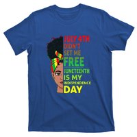 Juneteenth Black Queen Independence 1865 Freedom Woman Girl Gift African Pride T-Shirt