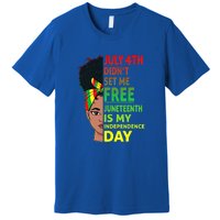 Juneteenth Black Queen Independence 1865 Freedom Woman Girl Gift African Pride Premium T-Shirt