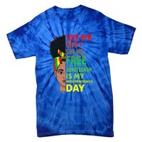 Juneteenth Black Queen Independence 1865 Freedom Woman Girl Gift African Pride Tie-Dye T-Shirt