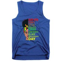 Juneteenth Black Queen Independence 1865 Freedom Woman Girl Gift African Pride Tank Top