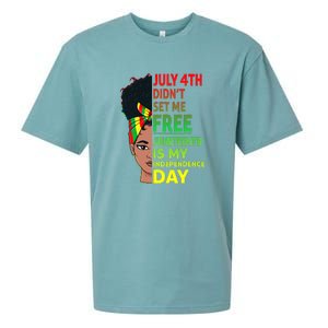 Juneteenth Black Queen Independence 1865 Freedom Woman Girl Gift African Pride Sueded Cloud Jersey T-Shirt