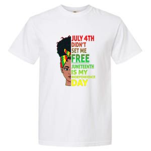 Juneteenth Black Queen Independence 1865 Freedom Woman Girl Gift African Pride Garment-Dyed Heavyweight T-Shirt