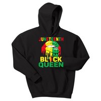 Juneteenth Black Queen Lips African Mom Mother Afro African Gift African Pride Kids Hoodie