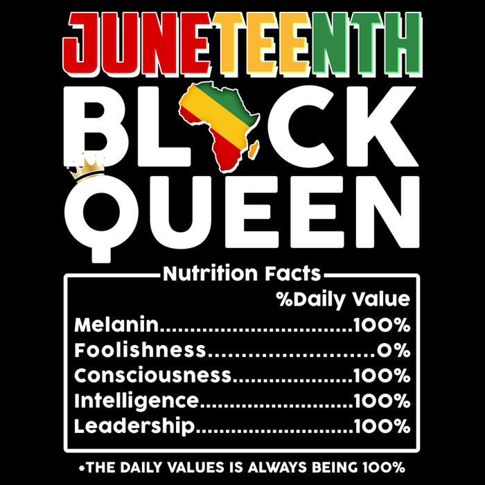 Juneteenth Black Queen Nutritional Facts City Backpack