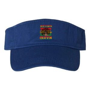 Juneteenth Black Queen Melanin Blm Black History Month Great Gift Valucap Bio-Washed Visor