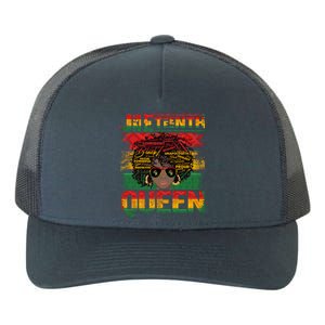 Juneteenth Black Queen Melanin Blm Black History Month Great Gift Yupoong Adult 5-Panel Trucker Hat