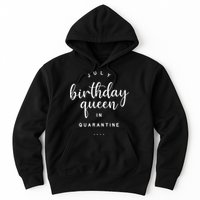 July Birthday Queen in Quarantine Cute Social Distance Gift Hoodie