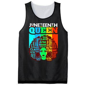 Juneteenth Black Queen Afro Melanin Girl Magic Women Girl Mesh Reversible Basketball Jersey Tank